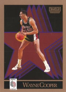 Wayne Cooper Portland Trail Blazers 1990/91 SkyBox NBA #232