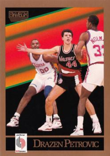 Drazen Petrovic Portland Trail Blazers 1990/91 SkyBox NBA #237