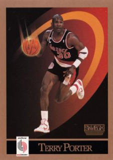 Terry Porter Portland Trail Blazers 1990/91 SkyBox NBA #238