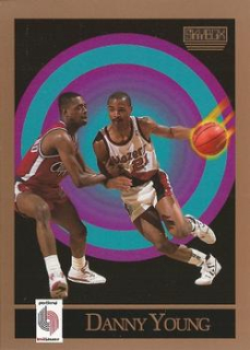 Danny Young Portland Trail Blazers 1990/91 SkyBox NBA #241