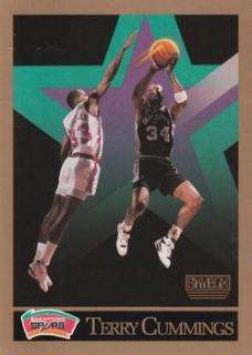 Terry Cummings San Antonio Spurs 1990/91 SkyBox NBA #255