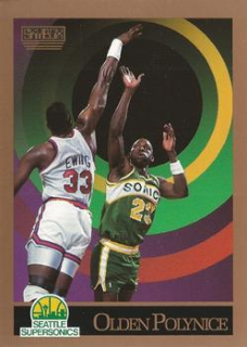 Olden Polynice Seattle SuperSonics 1990/91 SkyBox NBA #272