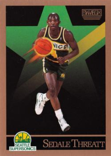 Sedale Threatt Seattle SuperSonics 1990/91 SkyBox NBA #273