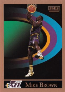 Mike Brown Utah Jazz 1990/91 SkyBox NBA #275