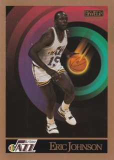 Eric Johnson Utah Jazz 1990/91 SkyBox NBA #280