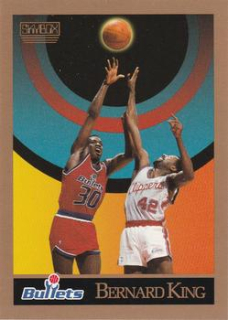 Bernard King Washington Bullets 1990/91 SkyBox NBA #291