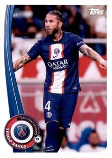 Sergio Ramos Paris Saint-Germain Topps Paris Saint-Germain Fan Set 2022/23 #PA-2