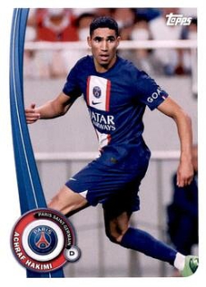 Achraf Hakimi Paris Saint-Germain Topps Paris Saint-Germain Fan Set 2022/23 #PA-3