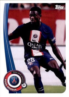 Nuno Mendes Paris Saint-Germain Topps Paris Saint-Germain Fan Set 2022/23 #PA-5