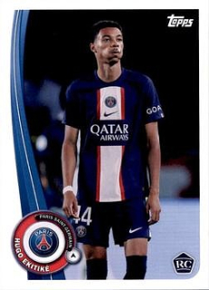 Hugo Ekitike Paris Saint-Germain Topps Paris Saint-Germain Fan Set 2022/23 #PA-6