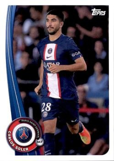 Carlos Soler Paris Saint-Germain Topps Paris Saint-Germain Fan Set 2022/23 #PA-8