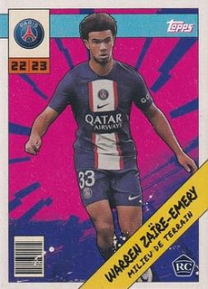 Warren Zaire-Emery Paris Saint-Germain Topps Paris Saint-Germain Fan Set 2022/23 Heroes #PAH-5