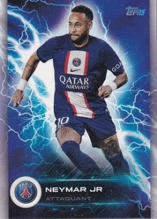 Neymar Jr Paris Saint-Germain Topps Paris Saint-Germain Fan Set 2022/23 Super Electric #PAS-3