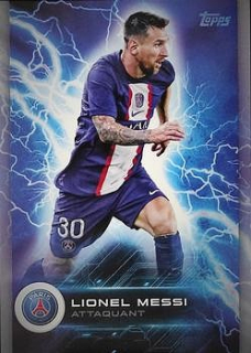 Lionel Messi Paris Saint-Germain Topps Paris Saint-Germain Fan Set 2022/23 Super Electric #PAS-4