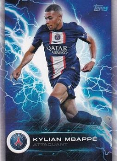 Kylian Mbappe Paris Saint-Germain Topps Paris Saint-Germain Fan Set 2022/23 Super Electric #PAS-5