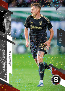 Matej Rynes Sparta Praha SportZoo FORTUNA:LIGA 2023/24 2. serie Black /25 #207