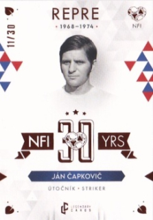 Jan Capkovic Reprezentace NFI Unique Medal Series 2024 LC NFI 30 Years Bronze /30 #CAA