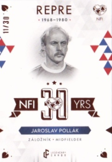 Jaroslav Pollak Reprezentace NFI Unique Medal Series 2024 LC NFI 30 Years Bronze /30 #POA