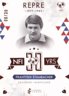 Frantisek Stambacher Reprezentace NFI Unique Medal Series 2024 LC NFI 30 Years Bronze /30 #STF