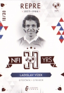 Ladislav Vizek Reprezentace NFI Unique Medal Series 2024 LC NFI 30 Years Bronze /30 #VIL