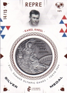 Karel Knesl Reprezentace NFI Unique Medal Series 2024 LC Medal Tokyo 1964 Bronze /15 #TOK-KNK