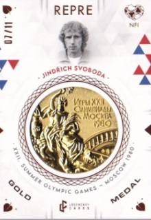 Jindrich Svoboda Reprezentace NFI Unique Medal Series 2024 LC Medal Moscow 1980 Bronze /11 #MOS-SVI