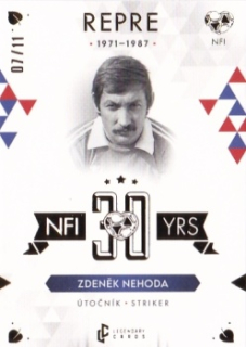 Zdenek Nehoda Reprezentace NFI Unique Medal Series 2024 LC NFI 30 Years Gold /11 #NEZ