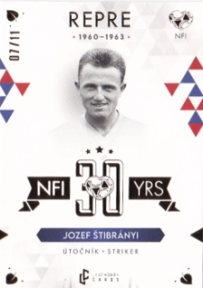 Jozef Stibranyi Reprezentace NFI Unique Medal Series 2024 LC NFI 30 Years Gold /11 #STJ