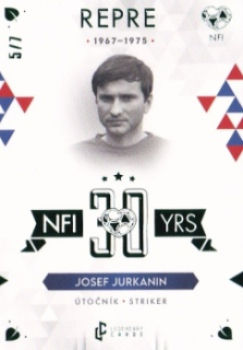 Josef Jurkanin Reprezentace NFI Unique Medal Series 2024 LC NFI 30 Years Emerald /7 #JUJ