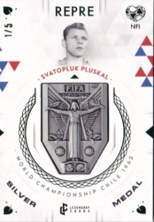 Svatopluk Pluskal Reprezentace NFI Unique Medal Series 2024 LC Medal Chile 1962 Emerald /5 #CHI-PLS