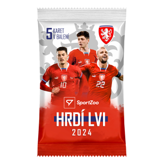 Hrdí Lvi 2024 SportZoo Hobby balíček - Fotbalové karty reprezentace