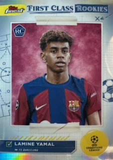 Lamine Yamal RC FC Barcelona Topps Finest UEFA Club Competitions 2023/24 First Class Rookies #FR-1