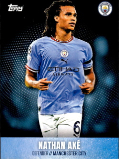 Nathan Ake Manchester City Topps Manchester City Team Set 2022/23 