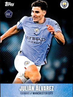 Julian Alvarez Manchester City Topps Manchester City Team Set 2022/23 