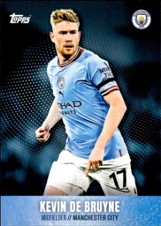 Kevin De Bruyne Manchester City Topps Manchester City Team Set 2022/23 