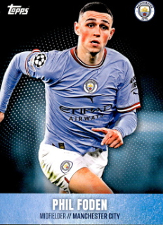 Phil Foden Manchester City Topps Manchester City Team Set 2022/23 