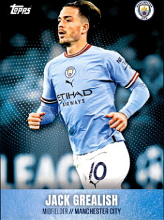 Jack Grealish Manchester City Topps Manchester City Team Set 2022/23 