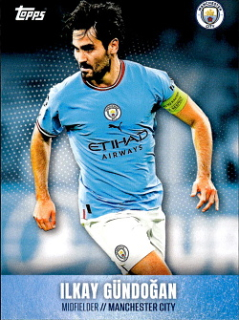 Ilkay Gundogan Manchester City Topps Manchester City Team Set 2022/23 