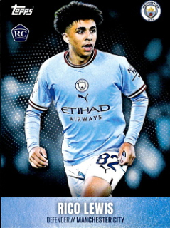 Rico Lewis Manchester City Topps Manchester City Team Set 2022/23 