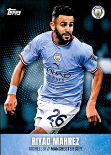 Riyad Mahrez Manchester City Topps Manchester City Team Set 2022/23 