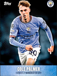 Cole Palmer Manchester City Topps Manchester City Team Set 2022/23 