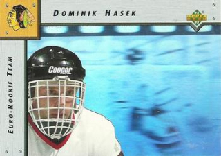 Dominik Hasek Chicago Blackhawks Upper Deck 1992/93 Euro-Rookie Team #ERT3