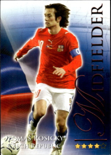 Tomas Rosicky Czech Republic Futera World Football 2010/2011 Ruby #624