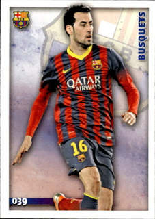 Busquets FC Barcelona Mundicromo Las Fichas Quiz de La Liga 2014/15 #39