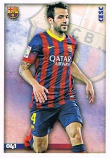 Cesc Fabregas FC Barcelona Mundicromo Las Fichas Quiz de La Liga 2014/15 #41a