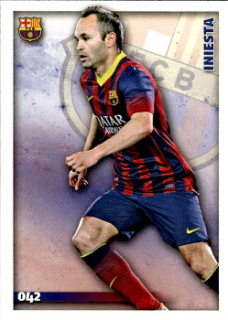 Iniesta FC Barcelona Mundicromo Las Fichas Quiz de La Liga 2014/15 #42