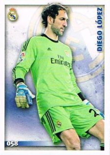 Diego Lopez Real Madrid Mundicromo Las Fichas Quiz de La Liga 2014/15 #58a