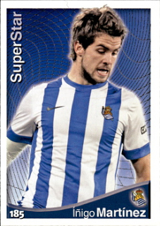 Inigo Martinez Real Sociedad Mundicromo Las Fichas Quiz de La Liga 2014/15 Superstar #185