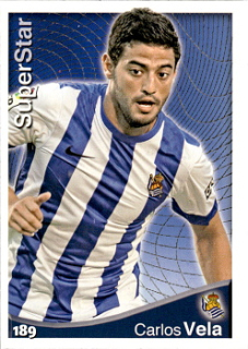 Carlos Vela Real Sociedad Mundicromo Las Fichas Quiz de La Liga 2014/15 Superstar #189