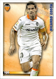 Ricardo Costa Valencia CF Mundicromo Las Fichas Quiz de La Liga 2014/15 #196a